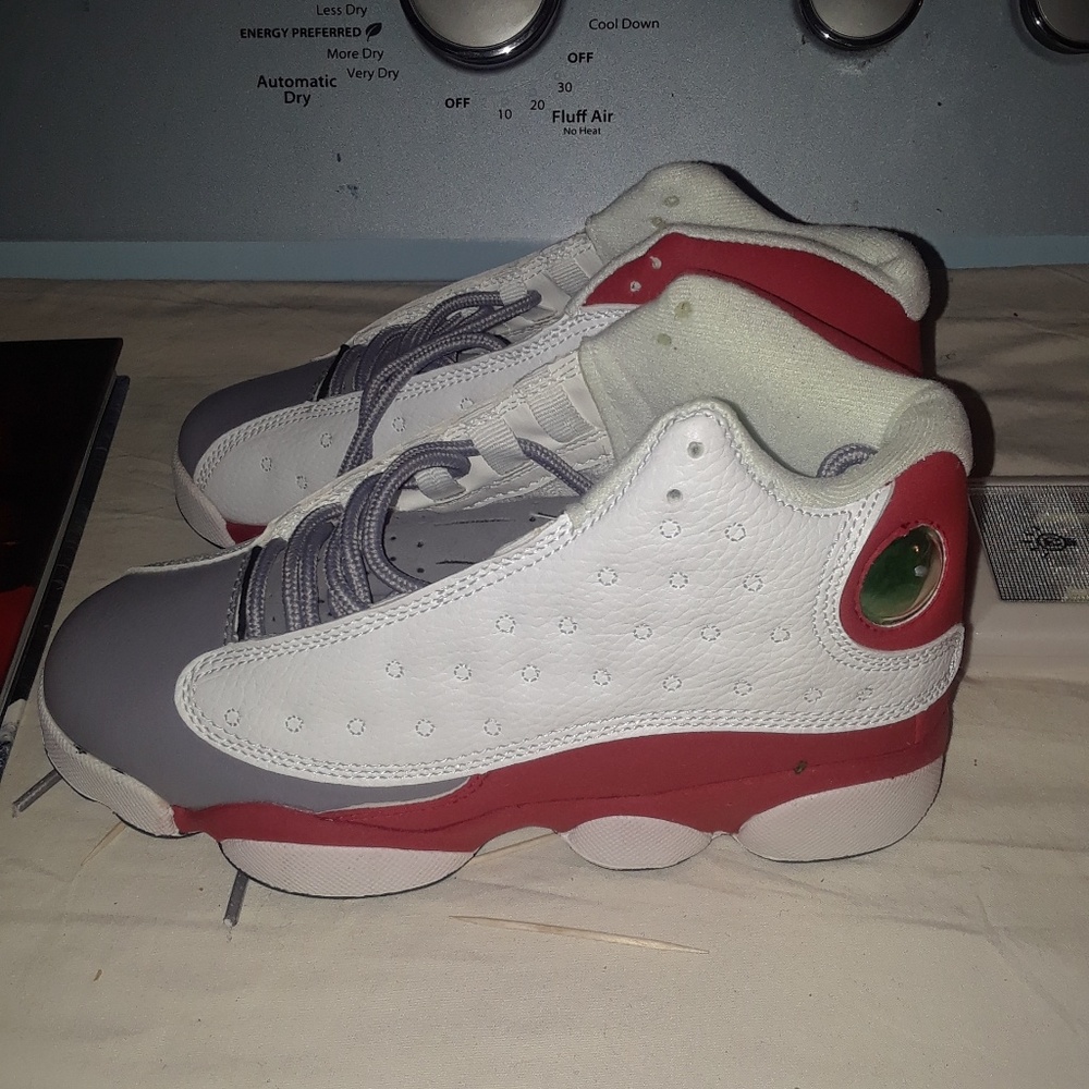 Grey toe Jordan 13s